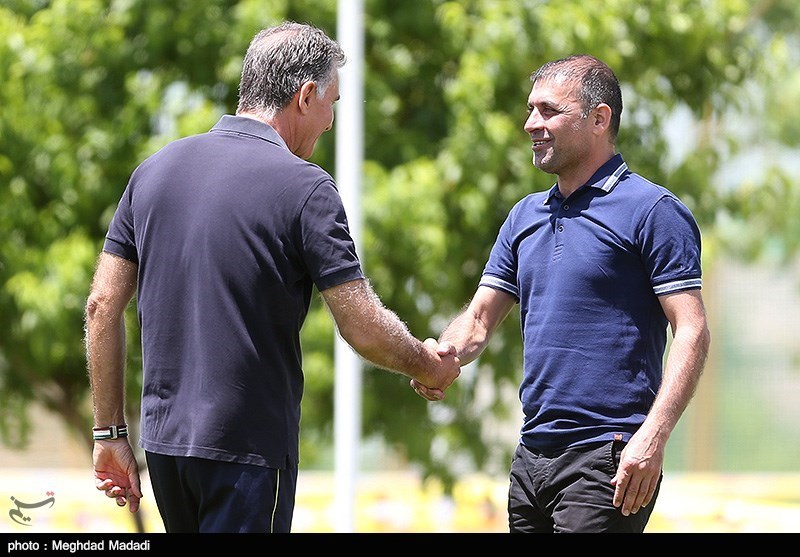 ویسی و کی روش در یک قاب/ عکس