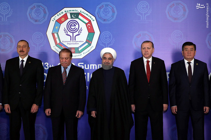 عکس یادگاری سیزدهمین اجلاس اکو