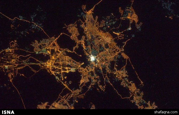 دو عکس زیبا از مکه و مدینه