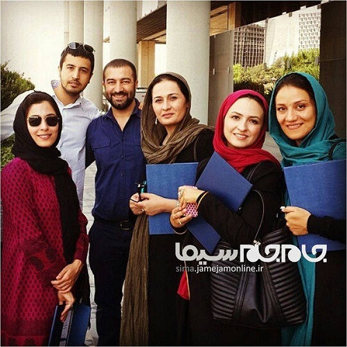 عکس یادگاری6 بازیگر سریال «مدینه»