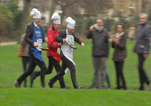 مسابقه دو با پنکیک + تصاویر