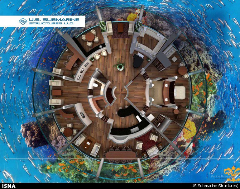 خانه‌ای در کف اقیانوس/تصاویر