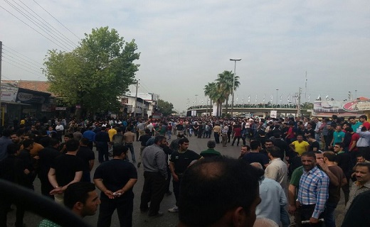 گزارش تصویری از مراسم تدفین هادی نوروزی در بابل