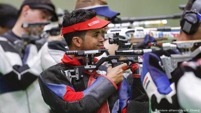 پوریا نوروزیان در مسابقات تیراندازی تفنگ بادی ۱۰ متر مردان تنها توانست در رتبه ۲۲ جای گیرد. او که با ۵۵ تیرانداز دیگر رقابت داشت، در نهایت از راهیبابی به فینال مسابقات باز ماند. 