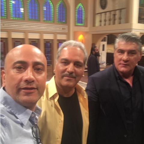 سلفی عارف لرستانی در برنامه دورهمی/ عکس