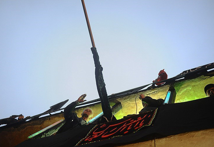 (تصاویر) علم بندان در ماسوله