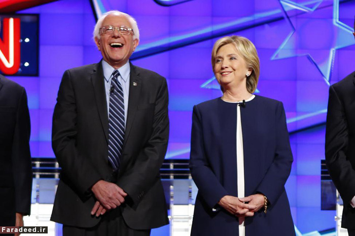 (تصاویر) هیلاری کلینتون در اولین مناظره