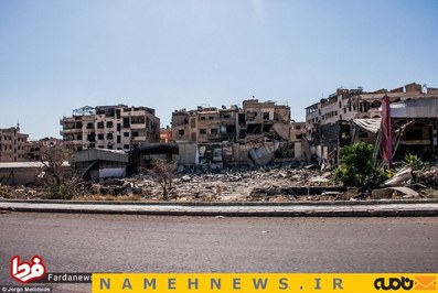 منطقه دوما در نزدیکی دمشق