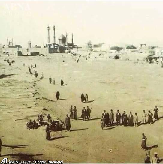 عکس قدیمی از حرم امام حسین