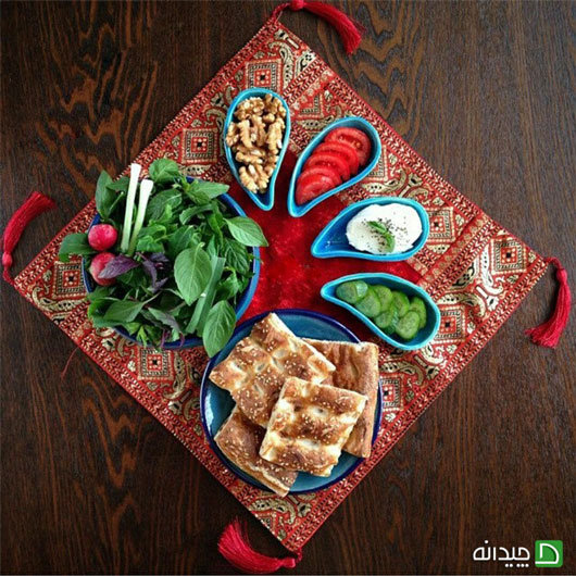 تزیین سفره افطار، ۱۰ چیدمان بی نظیر ایرانی