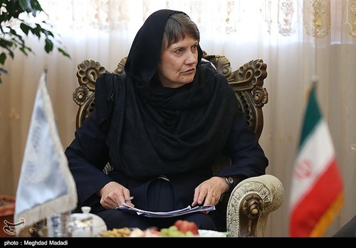 هلن کلارک مدیر برنامه توسعه سازمان ملل متحد در تهران