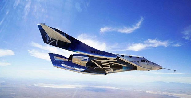 پرواز هواگرد توریستی «وی‌اس‌اس‌یونیتی» به مرز فضا + عکس