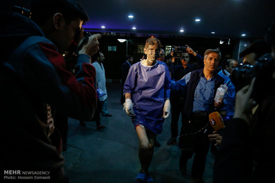 عکس: مصدومان چهارشنبه سوری در تهران