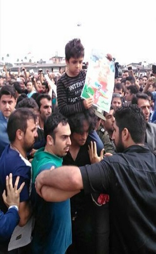 گزارش تصویری از مراسم تدفین هادی نوروزی در بابل