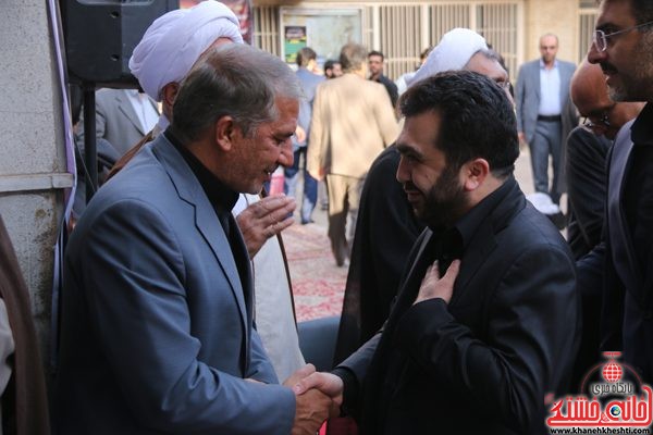 حضور نماینده مردم رفسنجان و انار در مجلس شورای اسلامی در مجلس ترحیم حجت‌الاسلام حاج شیخ عباس پورمحمدی