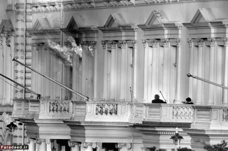 (تصاویر) اشغال سفارت ایران در لندن