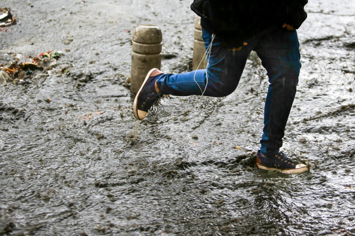 (تصاویر) بارش شدید باران در تهران