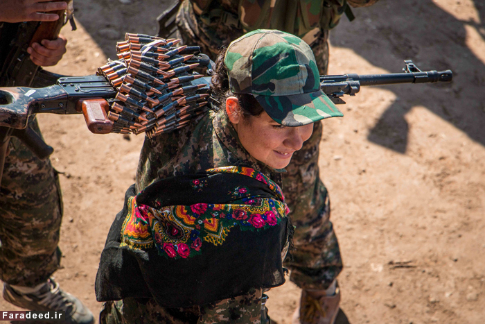 (تصاویر) حضور زنان کرد در آزادسازی 