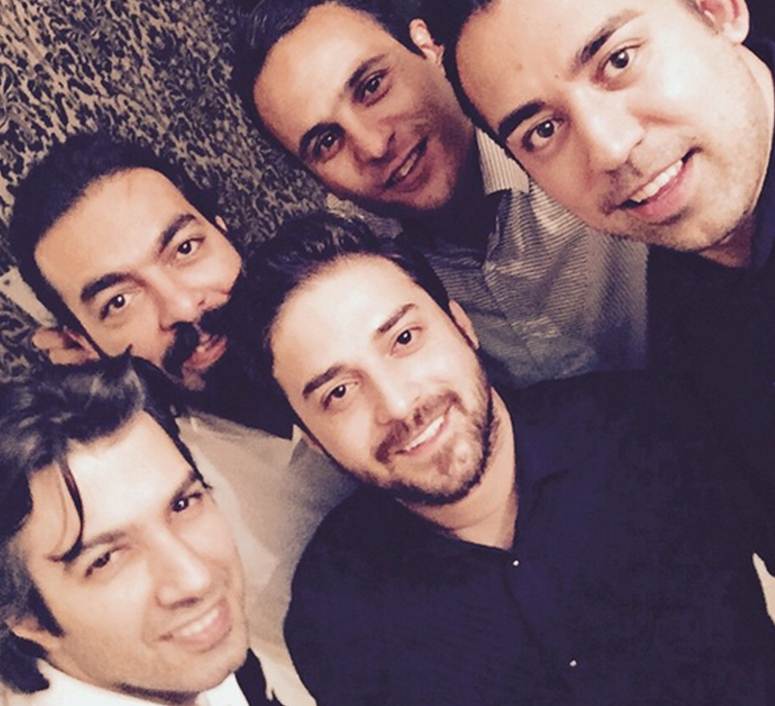 عکس/ آرش برهانی و سلفی با خواننده پاپ