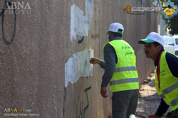 آماده سازی شهر مقدس کاظمین در آستانه میلاد پیامبر اکرم(ص)/عکس