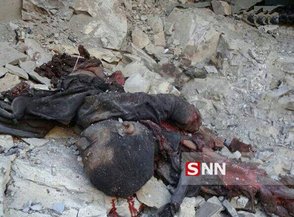 اولین تصاویر اجساد داعش در غرب کشور