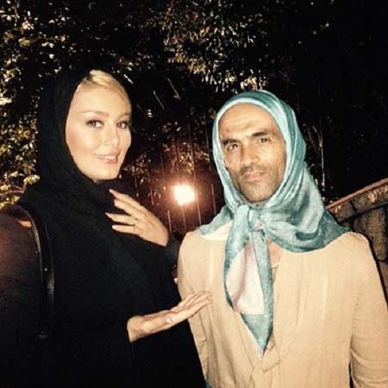 مردی که لباس های سحر قریشی را می پوشد! +عکس