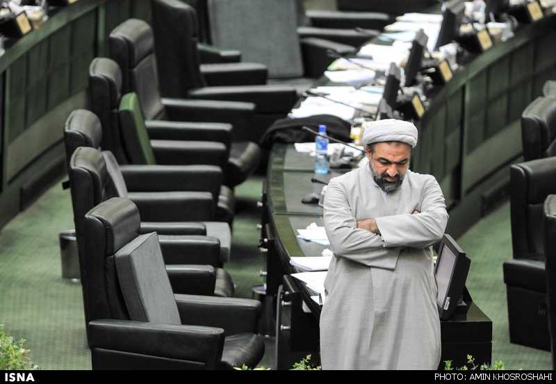 عصبانیت رسایی از تصویب برجام/عکس