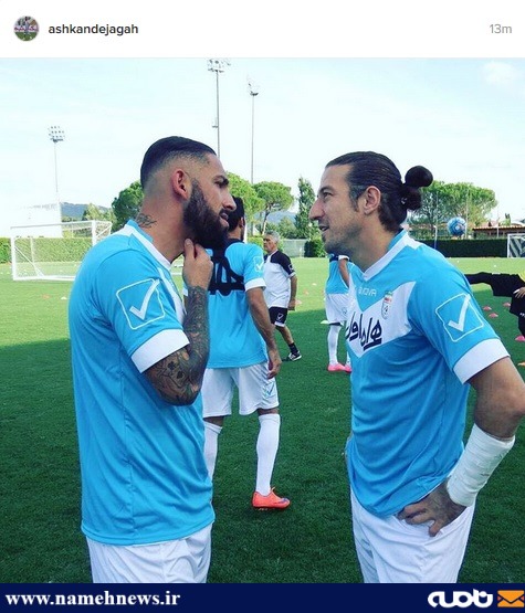 عکس منشوری اشکان دژاگه در تمرین تیم ملی!