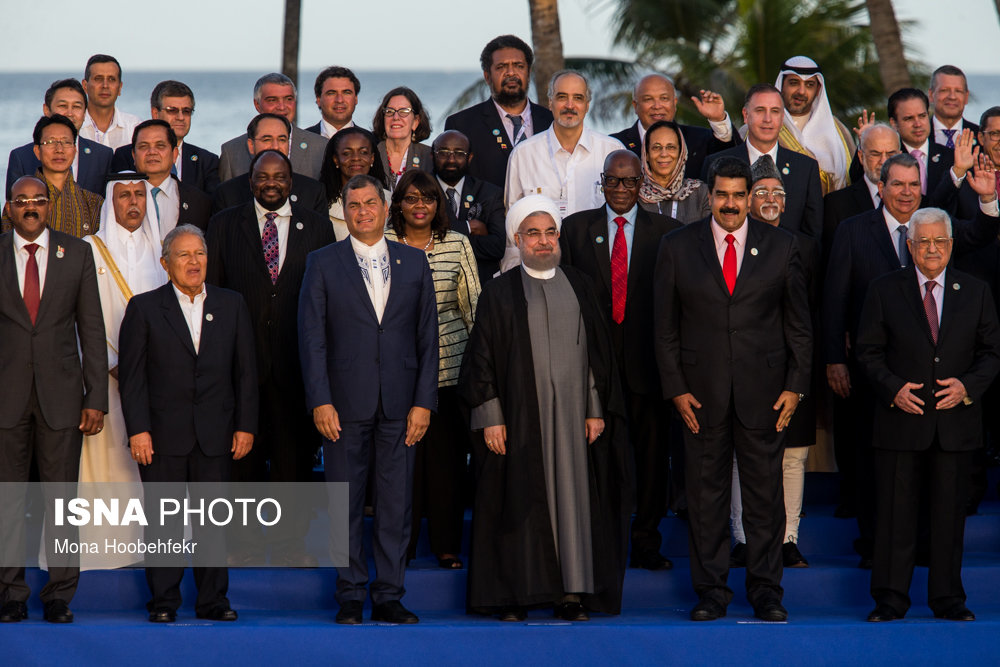 عکس یادگاری روحانی با سران جنبش عدم تعهد