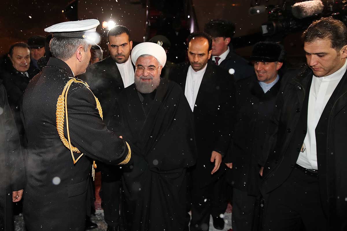 تصاویر | ورود رییس‌جمهور به آستانه پایتخت قزاقستان