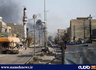 نمایی از خیابان های فلوجه