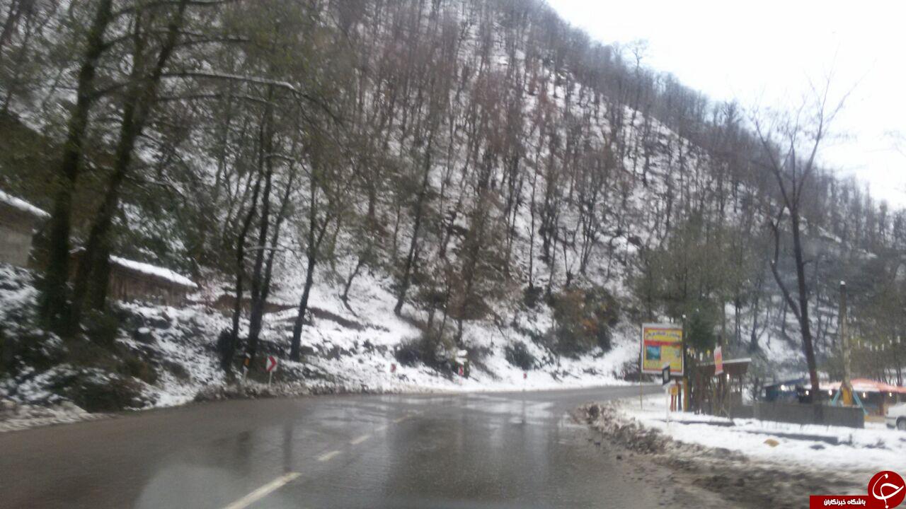 بارش برف در ماسوله + تصاویر