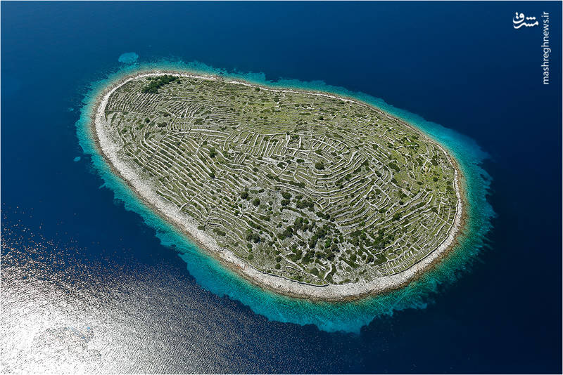 راز جزیره ای شبیه به اثر انگشت+تصاویر