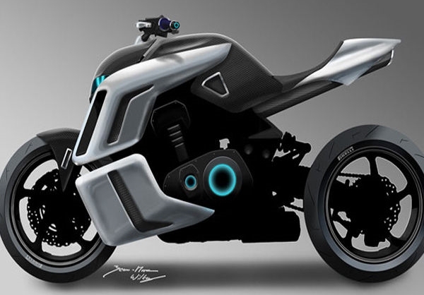 طراحی عجیب موتور اسپرت/ عکس