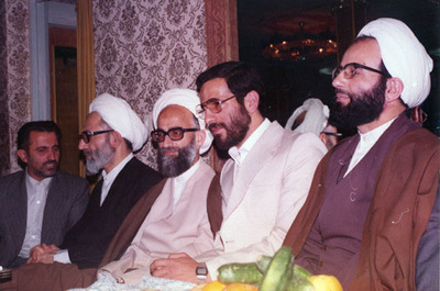  شهید محلاتی، ابراهیم انصاریان، آیت الله امامی کاشانی، آیت الله مهدوی کنی 