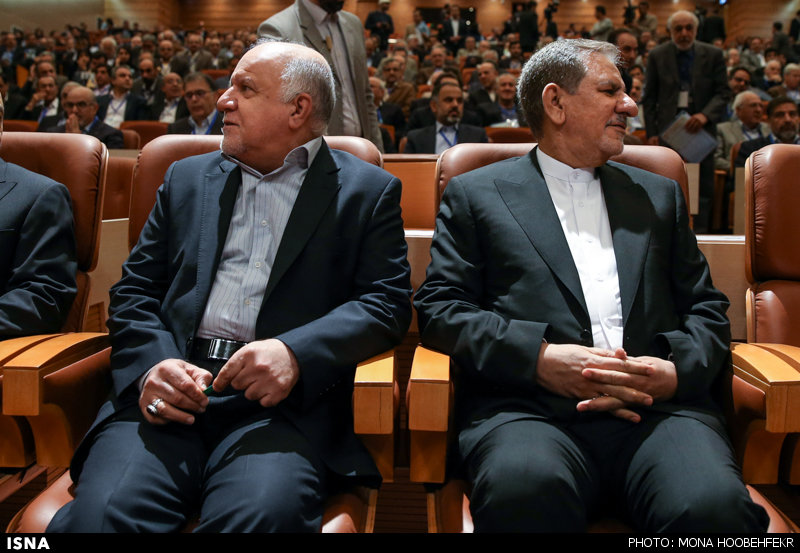 عکس جالب از اسحاق جهانگیری و زنگنه‬