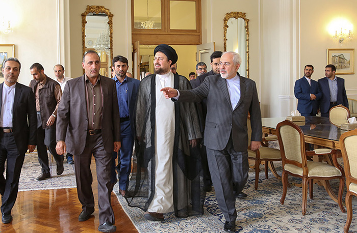 (تصاویر) سید حسن خمینی میهمان ظریف