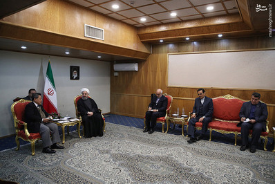  دیدار روحانی با رییس مجلس نمایندگان مالزی 