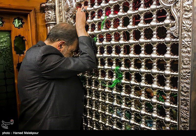 علی‌اکبر ولایتی در حرم امامین کاظمین(ع)/عکس