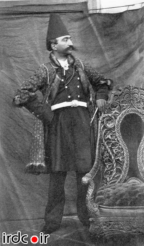 عکس دیده نشده از ناصرالدین شاه قاجار