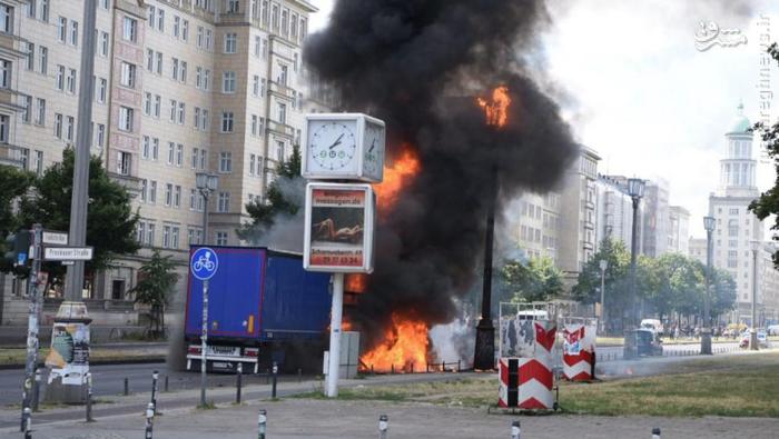 نخستین تصاویر منتشره از انفجار برلین