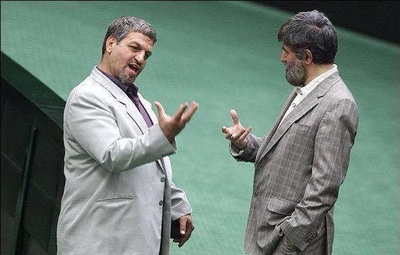 گپ دو نفره علی مطهری و کواکبیان در صحن علنی مجلس