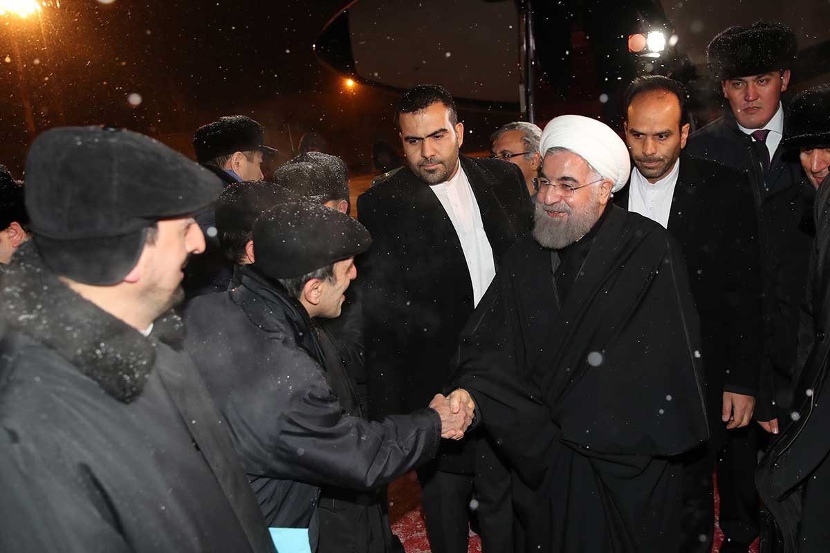 تصاویر | ورود رییس‌جمهور به آستانه پایتخت قزاقستان