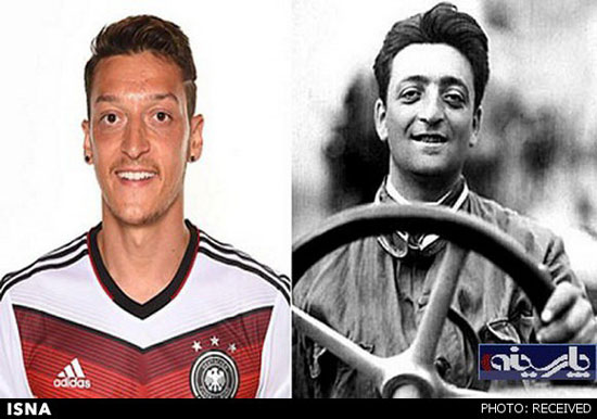 عکس: شباهت خاص اوزیل و سازنده فِراری