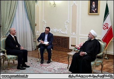 دکتر روحانی در دیدار سفیر جدید رومانی