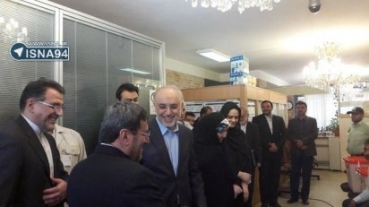 حضور صالحی در انتخابات / عکس