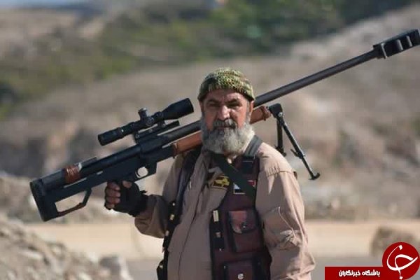 (تصویر) تیراندازی که فقط داعشی شکار می کند