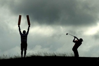 استفان جاگر آلمانی در رقابت‌های گلف آمریکا