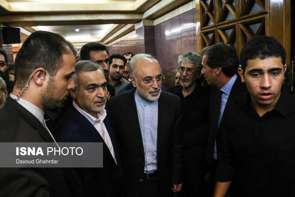 علی اکبر صالحی در مراسم ختم داوود رشیدی/عکس