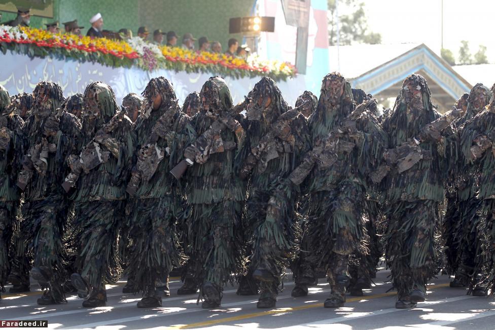 (تصاویر) گزارش رویترز از رژه‌نیرو‌های مسلح ایران
